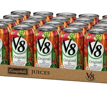 V8 Original 100% Vegetable Juice, 11.5 Fl Oz Can, Pack of 24