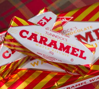 Tunnock’s Caramel Milk Chocolate Wafer 4-Pack – 4.2 Oz